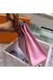 Hermes Herbag 31CM Original Canvas Leather & Calfskin 45987 Pink&Apricot Replica