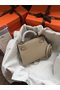 Hermes Kelly 19cm Shoulder Bags Epsom Leather KL19 grey Replica