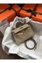 Hermes Kelly 19cm Shoulder Bags Epsom Leather KL19 grey Replica