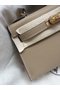 Hermes Kelly 19cm Shoulder Bags Epsom Leather KL19 grey Replica