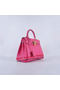 Hermes Kelly 28cm Shoulder Bags Rose Grainy Leather Gold Replica