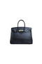 Hermes Kelly 35cm Handle Bag Black Ostrich Leather Gold Replica