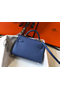 Hermes Kelly Mini II Bag In Blue Agate Epsom Leather GHW Replica