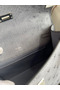 Hermes Kelly Pochette Handmade Bag In Gris Agate Ostrich Leather Replica