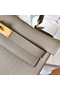 Hermes Kelly Retourne 28 Handmade Bag In Tourterelle Clemence Leather Replica