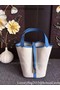 Hermes Picotin Lock 18cm Bag Canvas HPL8618T Blue Replica
