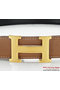 Hermes 43mm Calf Leather Belt HB108-7 Replica