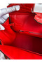 Hermes Birkin 30 Handmade Bag In Red Crocodile Niloticus Shiny Skin Replica