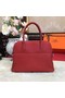 Hermes Bolide Original Leather Tote Bag B1007 Red Replica