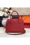 Hermes Bolide Original Leather Tote Bag B1007 Red Replica