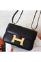 Hermes Constance 24 Handmade In Black Swift Leather Replica