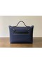 Hermes Kelly Original togo Leather Tote Bag H2424 royal blue Replica