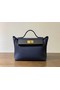 Hermes Kelly Original togo Leather Tote Bag H2424 royal blue Replica