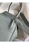 Hermes Lindy 26 Handmade Bag In Vert Amande Clemence Leather Replica