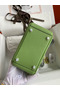 Hermes Mini Lindy Handmade Bag In Vert Cypres Clemence Leather Replica