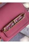 Hermes Roulis 19cm Evercolor 9D H9003 pink&Gold Replica