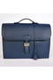 Hermes Sac Depeche 38cm Briefcase Clemence Dark Blue Replica