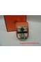 2009 Hermes Orange Leather Silver Bangle 1171 Replica