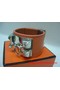 2009 Hermes Orange Leather Silver Bangle 1171 Replica