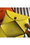 Hermes Bastia Epsom card case H0369 lemon Replica