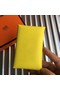 Hermes Bastia Epsom card case H0369 lemon Replica