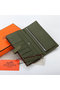 Hermes Bearn Japonaise Bi-Fold Wallet Grainy Leather A208 Dark Green Replica