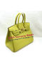 Hermes Birkin 25CM Tote Bag Original Leather H25T Lemon Replica