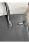 Hermes Birkin 30 Retourne Handmade Bag In Black Clemence Leather Replica