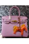 Hermes Birkin 30CM Tote Bags Litchi Leather H30LI Lavender Replica