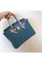 Hermes Birkin Tote Bag Original Togo Leather BK35 blue Replica