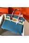 Hermes Birkin Tote Bag Original Togo Leather BK35 blue Replica