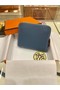 Hermes Constance Wallets espom leather H2298 blue Wallets Replica