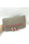 Hermes Evelyn Long Zip Wallet Litchi A808 Grey Replica
