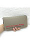 Hermes Evelyn Long Zip Wallet Litchi A808 Grey Replica