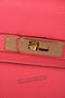 Hermes Kelly 32cm Shoulder Bags Grained Leather Red Replica