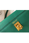 Hermes Kelly Mini II Bag In Vert Vertigo Epsom Leather GHW Replica