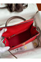 Hermes Kelly Sellier 25 Bicolor Bag in Red and Etain Epsom Calfskin Replica
