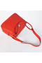 Hermes Lindy 30CM Havanne Handbags 1057 Red Leather Silver Hardware Handbags Replica
