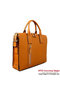 Hermes Mens Briefcase Calf Leather H1289A Camel Replica