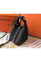 Hermes Picotin Lock 18 Bag In Black Clemence Leather Replica