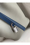 Hermes Picotin Lock 18 Bicolor Handmade Bag in Gris Mouette and Blue Agate Swift Leather Replica