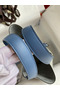 Hermes Picotin Lock 18 Bicolor Handmade Bag in Gris Mouette and Blue Agate Swift Leather Replica