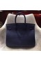 Hermes Real ostrich leather birkin bag BK35 dark blue Replica