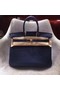 Hermes Real ostrich leather birkin bag BK35 dark blue Replica