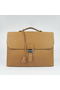 Hermes Sac Depeche 38cm Briefcase Clemence Camel Replica