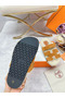 Hermes Women's Chypre Sandals in Tan Suede with Shearling Replica