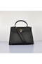 Newest 2012 Hermes Kelly 32cm Bags Black Calf Leather Gold Replica