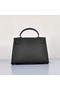 Newest 2012 Hermes Kelly 32cm Bags Black Calf Leather Gold Replica