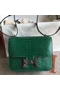 Hermes Constance 24 Handmade Bag In Green Niloticus Crocodile Replica