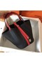 Hermes Picotin Lock PM Bags Original Leather H8688 black&red Replica